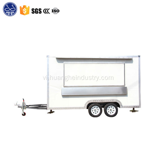 Bữa ăn sáng nhanh Xe thức ăn di động Trailer nhà bếp